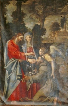 Painting by Carracci in the church of St. Mary of Consolation Painting by Carracci in the church of St. Mary of Consolation