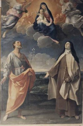 Tela del Guido Reni nella chiesa di S. Teresa a Caprarola Tela del Guido Reni nella chiesa di S. Teresa a Caprarola