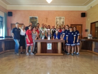 Il Sant'Egidio Femminile ricevuto dall'amministrazione comunale
