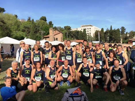La squadra prima del via