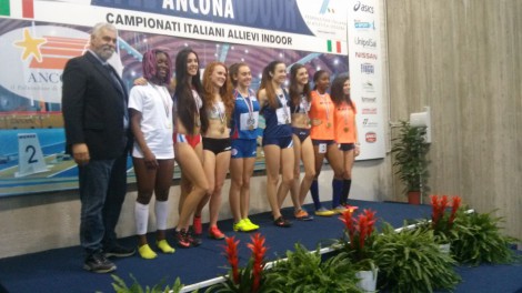 Premiazione Valeria 200 metri