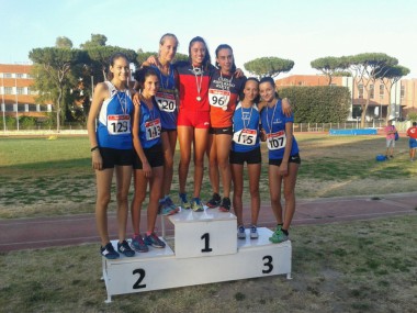 Podio delle Prove Multiple cadette