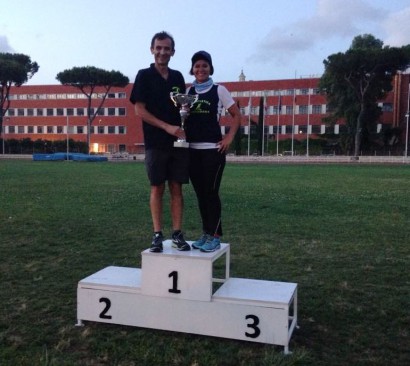 Maurizio e Delly ritirano il Trofeo Velocità /Mezzofondo