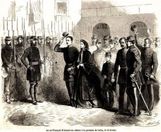 February 14, 1861 - The sovereigns Neapolitans leave forever Gaeta and the United February 14, 1861 - The sovereigns Neapolitans leave forever Gaeta and the United